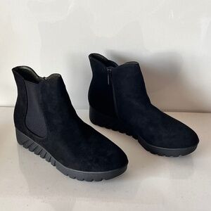 Impo International ENESSA Stretch Platform Wedge Bootie